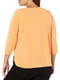 Блуза оранжевая украшена металлической фурнитурой | 6804428 | фото 2