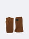 Комплект коричневый: шапка, шарф и перчатки | 6804465 | фото 4