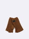 Комплект коричневый: шапка, шарф и перчатки | 6804465 | фото 5