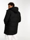 Утеплена чорна довга куртка | 6804471 | фото 3