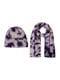 Комплект фіолетовий: шапка та шарф | 6804473