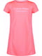 Платье розовое с принтом | 6804501