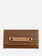 Гаманець коричневий з логотипом бренду | 6804528
