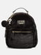 Рюкзак зі штучного хутра з логотипом чорний | 6804597 | фото 2