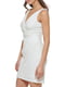 Сукня біла з асиметричним низом і V-подібним вирізом | 6804605 | фото 3