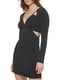 Облегающее эластичное черное платье | 6804607 | фото 3