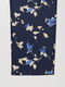 Піжама синя в квітковий принт: сорочка та штани | 6804658 | фото 7