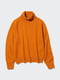 В`язаний светр з високою горловиною помаранчевий | 6804661 | фото 3