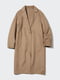 Полушерстяное коричневое пальто | 6804664 | фото 5