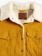 Вельветовая желтая куртка-рубашка | 6804845 | фото 7