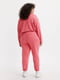 Теплий розовий костюм: світшот та джогери | 6804911 | фото 3