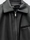 Укорочена куртка чорна зі штучної шкіри | 6775765 | фото 12