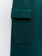 Хлопковые штаны прямого кроя зеленые | 6775807 | фото 8