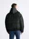 Дутая черная водоотталкивающая куртка | 6804301 | фото 6