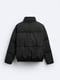 Дута чорна водовідштовхувальна куртка | 6804301 | фото 8