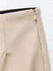 Облягаючі штани з екошкіри бежеві | 6804377 | фото 8