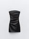 Короткое черное платье с открытыми плечами | 6804383 | фото 5