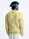 В`язаний светр з круглим вирізом жовтий | 6804384 | фото 5