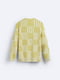В`язаний светр з круглим вирізом жовтий | 6804384 | фото 7