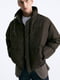 Дута коричнева водовідштовхувальна куртка | 6804397 | фото 4
