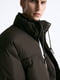 Дутая коричневая водоотталкивающая куртка | 6804397 | фото 6