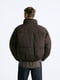 Дутая коричневая водоотталкивающая куртка | 6804397 | фото 7