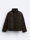 Дута коричнева водовідштовхувальна куртка | 6804397 | фото 8