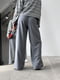 Сірі штани вільного фасону | 6807679 | фото 3