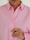 Базова рожева сорочка з напівкруглим низом | 6805101 | фото 2