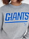 Сірий теплий світшот з написом Giants | 6805478 | фото 4