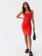 Трикотажна червона сукня міні | 6805532 | фото 5