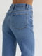 Блакитні джинси straight з високою талією | 6805596 | фото 4