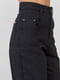 Широкі джинси із завищеною талією чорні | 6805599 | фото 4