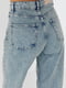 Блакитні джинси-варенки із защипами | 6805611 | фото 4
