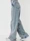 Блакитні джинси-варенки із защипами | 6805611 | фото 5