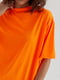 Чорно-помаранчевий костюм: футболка, велосипедки та портупея | 6805703 | фото 3