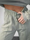 Костюм кольору хакі: бомбер та штани з вертикальними швами | 6805711 | фото 4