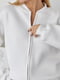 Теплий молочний костюм: бомбер та штани з вертикальними швами | 6805723 | фото 4