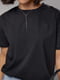 Чорна футболка з вишивкою Ami Paris | 6806045 | фото 4