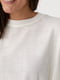 Однотонна футболка вільного крою молочного кольору | 6806188 | фото 4