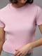 Рожева футболка з плісуванням | 6806190 | фото 3