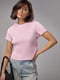 Рожева футболка з плісуванням | 6806190 | фото 6