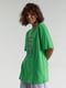 Зелена футболка з принтом ведмедика і написом Milano | 6806227 | фото 2