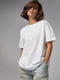 Біла футболка з вишивкою Ami Paris | 6806234 | фото 7
