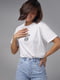 Біла трикотажна футболка з написом Loewe | 6806274 | фото 6