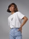 Біла трикотажна футболка з написом Loewe | 6806274 | фото 7