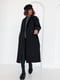 Двобортне пальто вільного крою чорне | 6806287 | фото 5