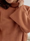 Однотонний коричневий светр з розширеними рукавами | 6806507 | фото 4