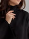 Однотонний чорний светр з розширеними рукавами | 6806509 | фото 4