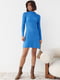 Базова сукня міні в рубчик синя | 6806621 | фото 6